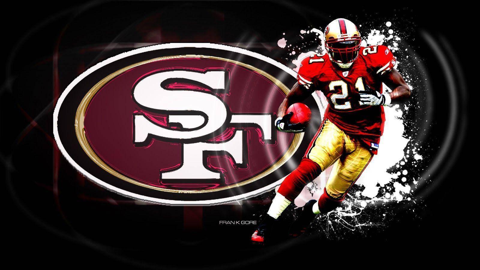 1600x900 Download Frank Gore 49ers Poster Wallpaper