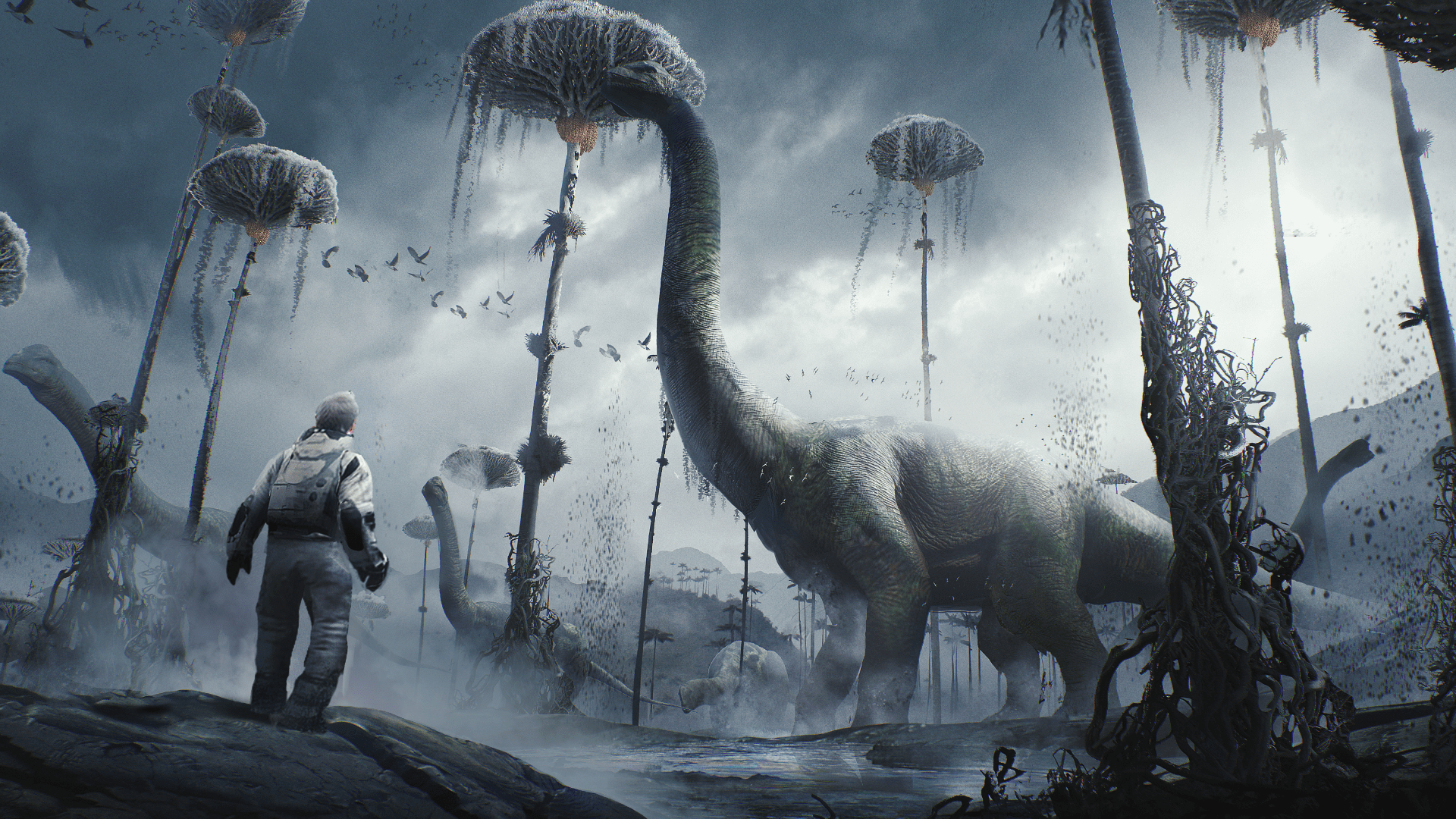 1920x1080 Dinosaur Artist Wallpaper & Background Beautiful Best Available For Download Dinosaur Artist Photo Free On Zicxa.com Image