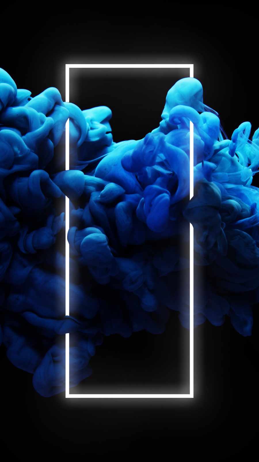 900x1600 Neon Blue Smoke Wallpaper : iPhone Wallpaper
