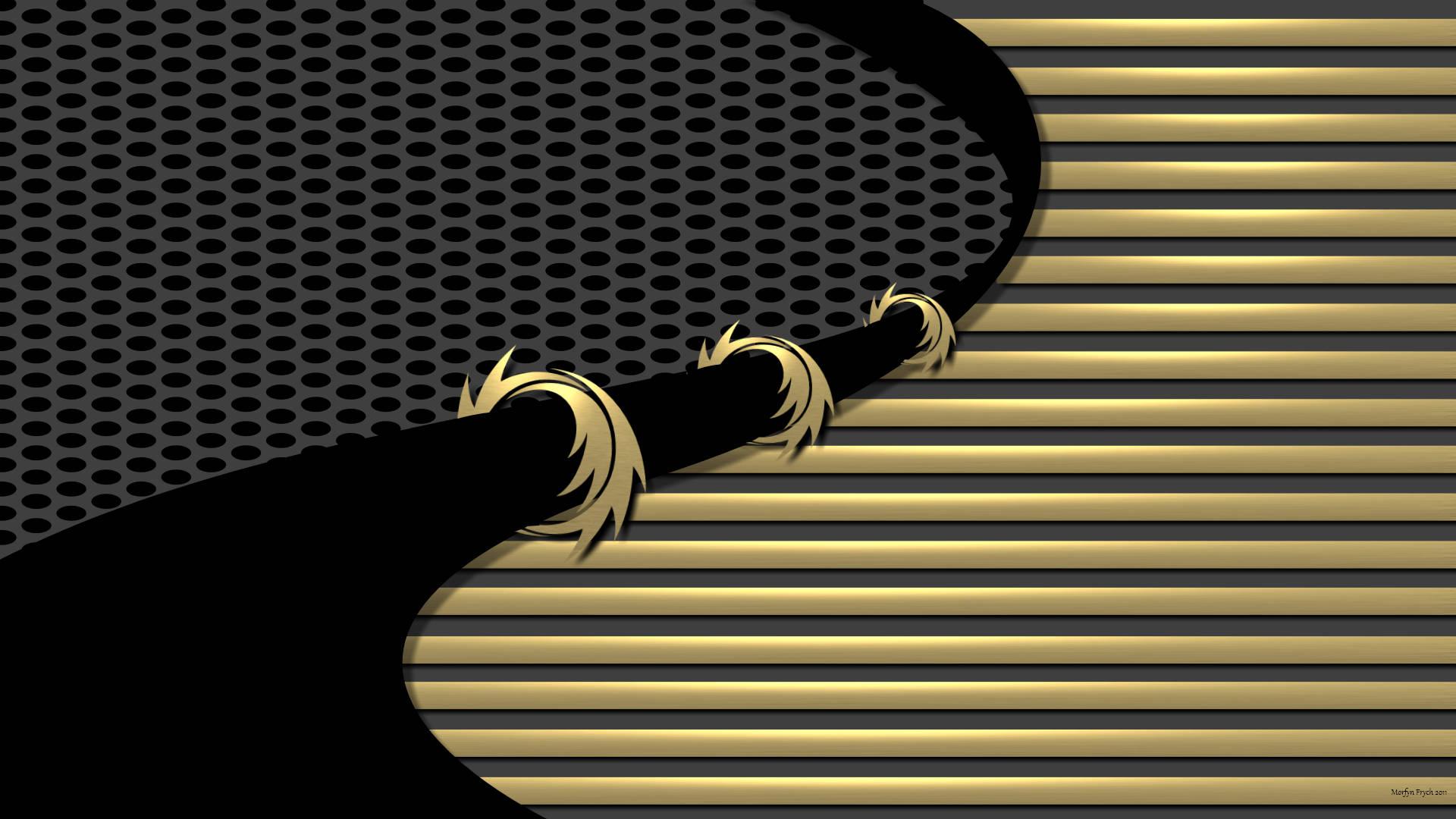 1920x1080 Black And Gold Wallpaper & Background For FREE
