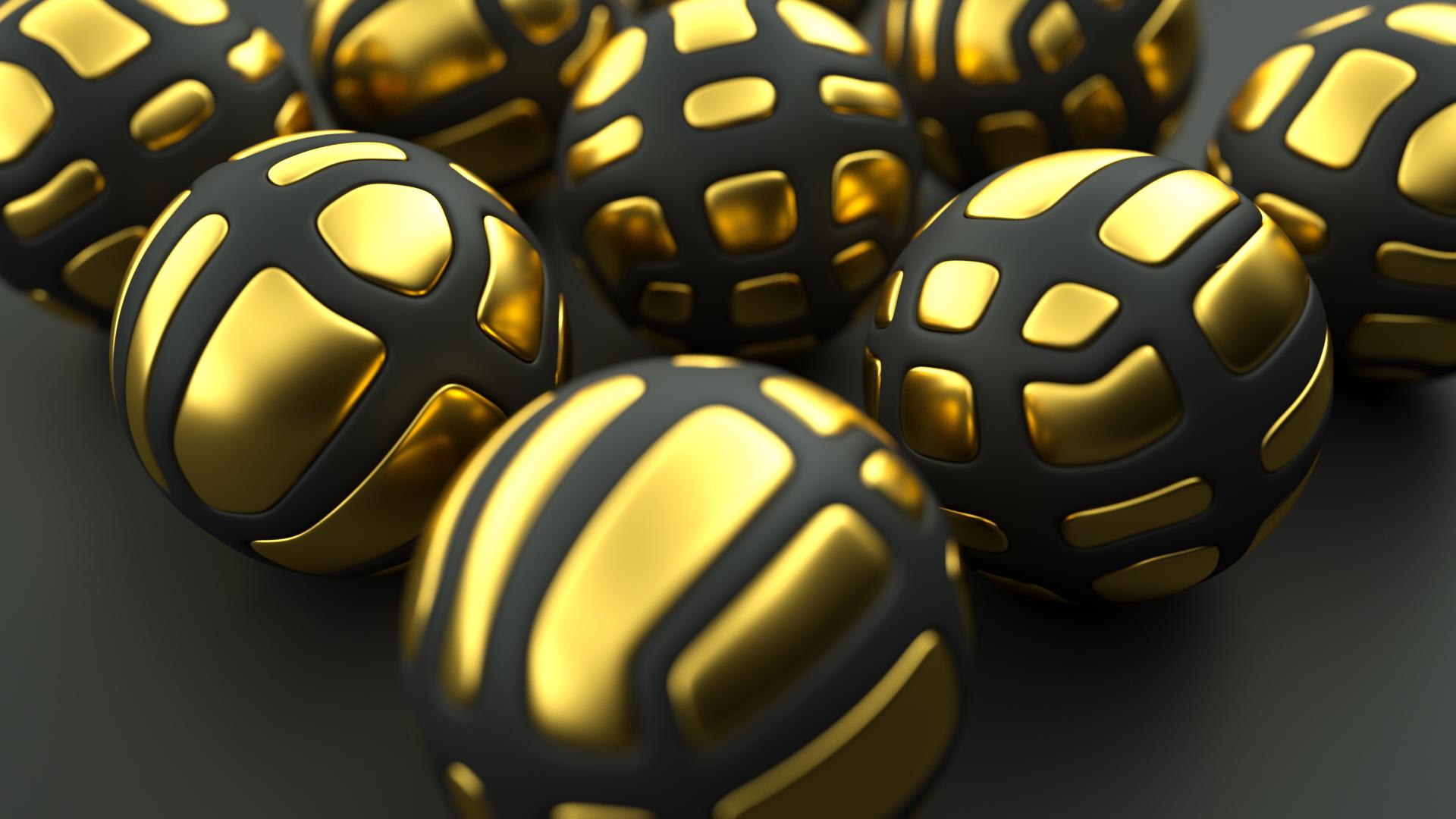 1920x1080 Black and Gold Wallpaper HD