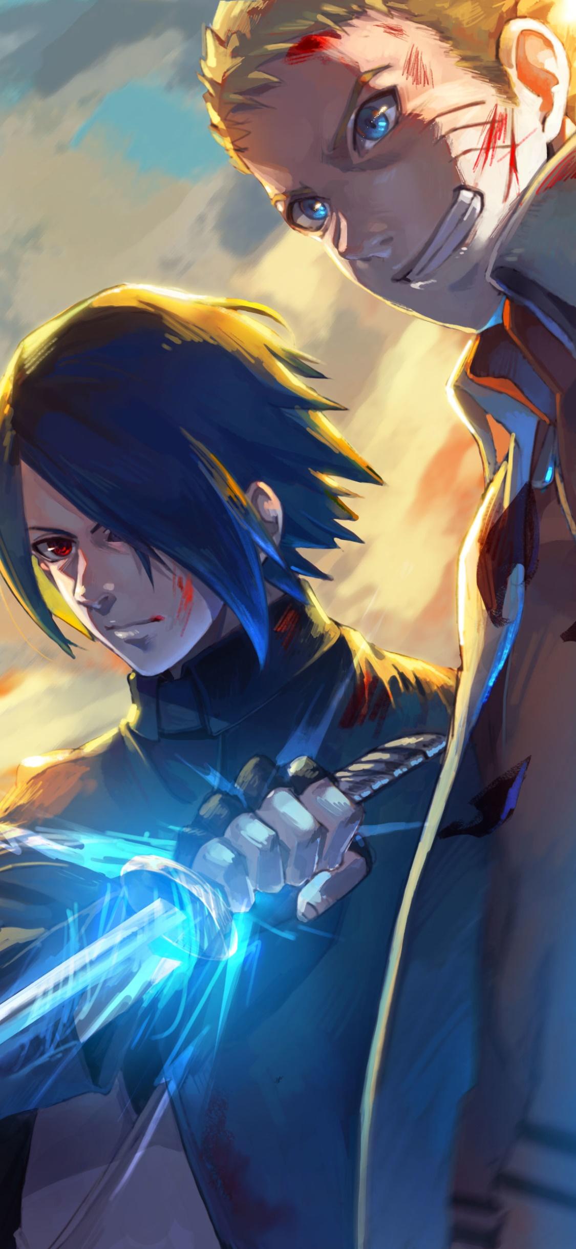 1125x2436 Wallpaper / Anime Boruto Phone Wallpaper, Sasuke Uchiha, Naruto Uzumaki, 1125x2436 free download