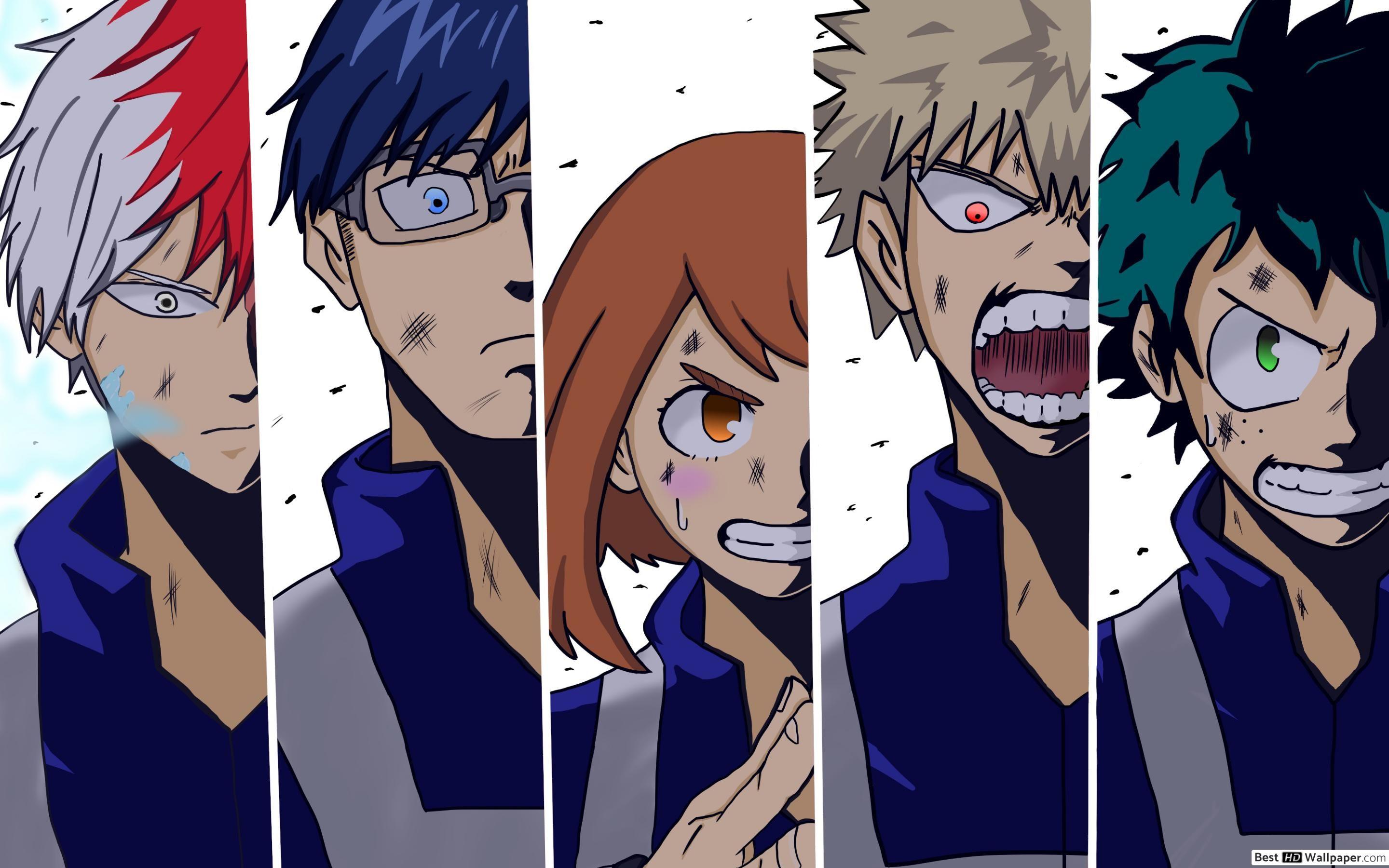 2880x1800 My Hero Academia, Katsuki, Ochaca, Tenya, Shoto HD wallpaper