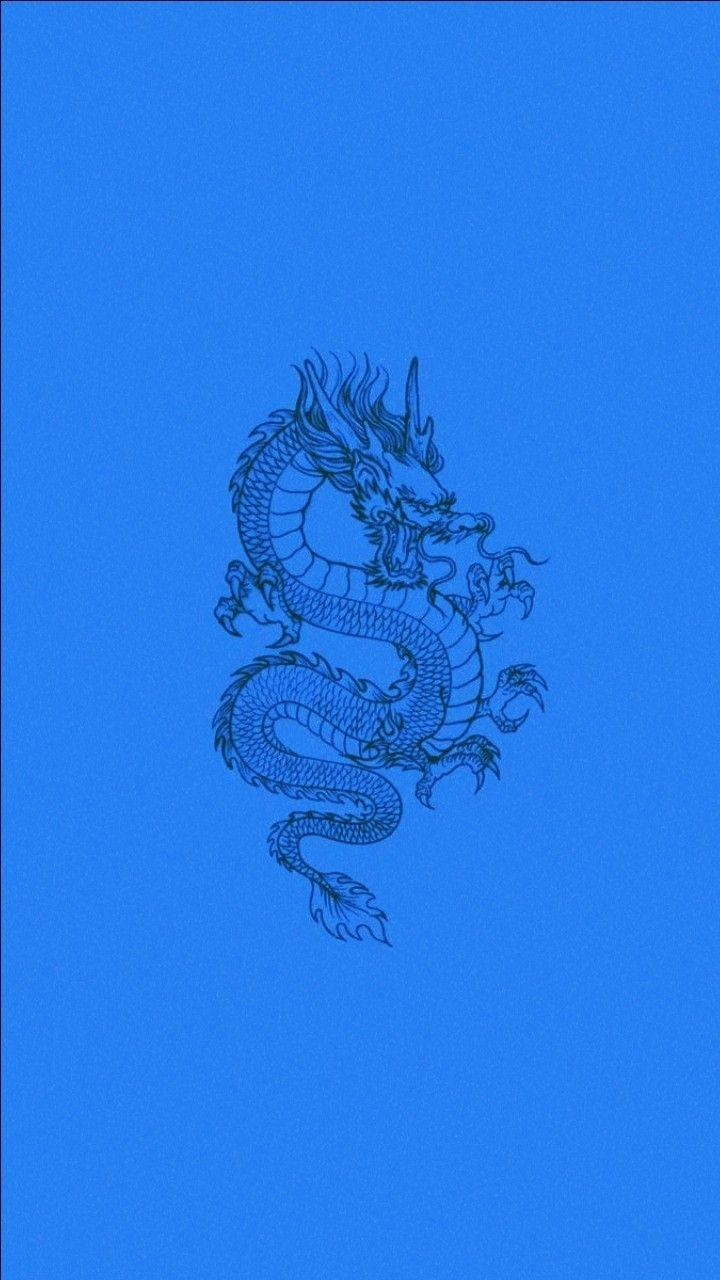 720x1280 blue dragon astethic wallpaper. Dragon wallpaper iphone, Japanese wallpaper iphone, Blue wallpaper iphone