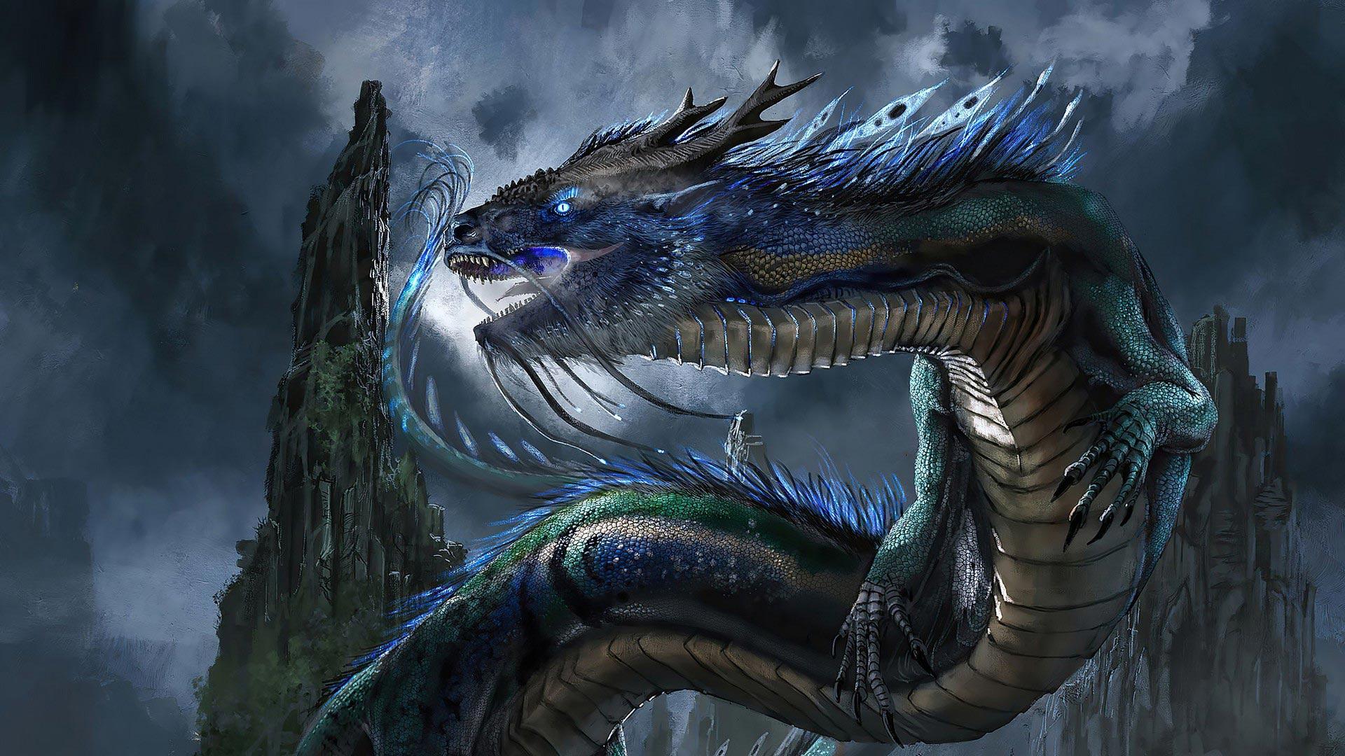 Century: Age of Ashes. Baby Dragon [HQ], Blue Baby Dragon, HD wallpaper