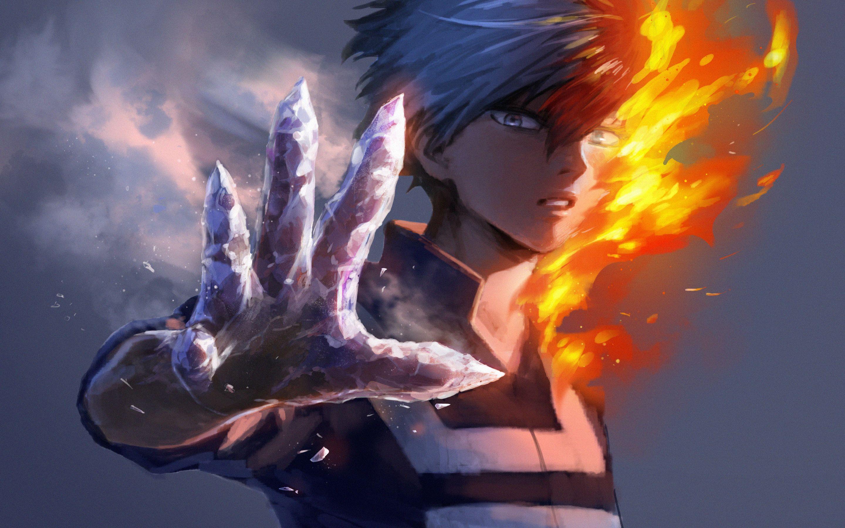 2880x1800 My Hero Academia Shouto Todoroki Macbook Pro Retina HD 4k