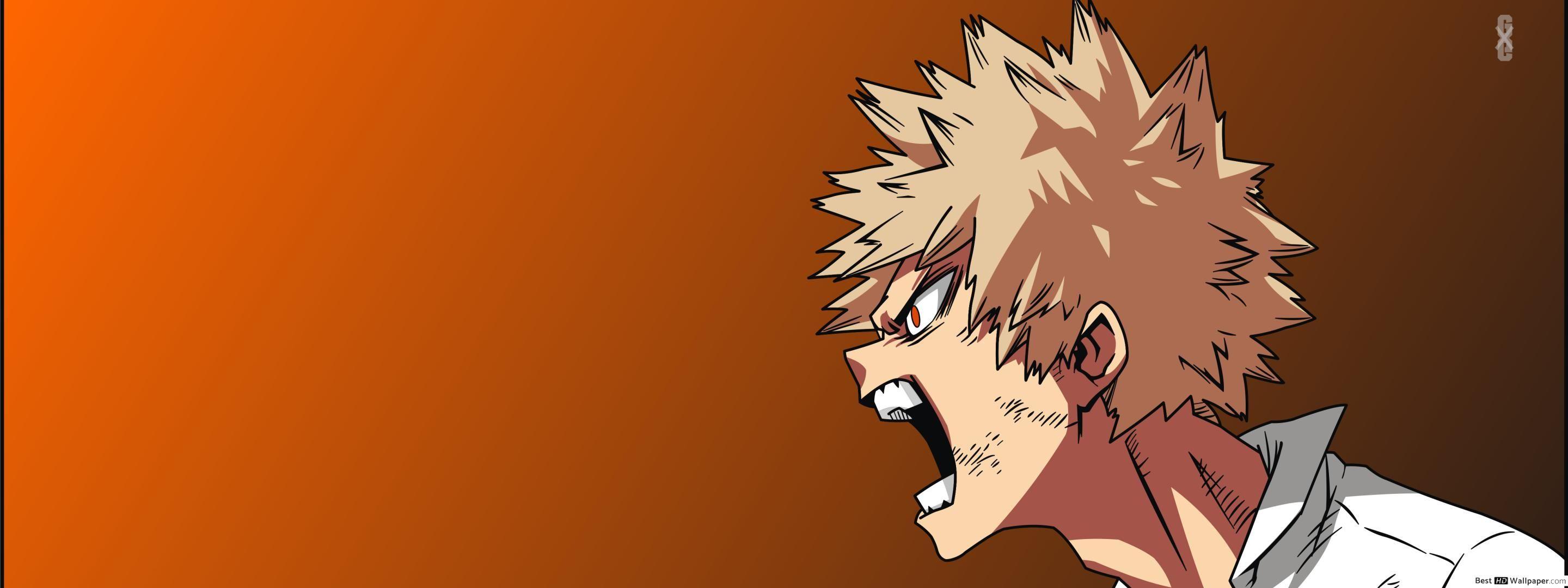 2880x1080 My Hero Academia Bakugo, Quirk HD wallpaper