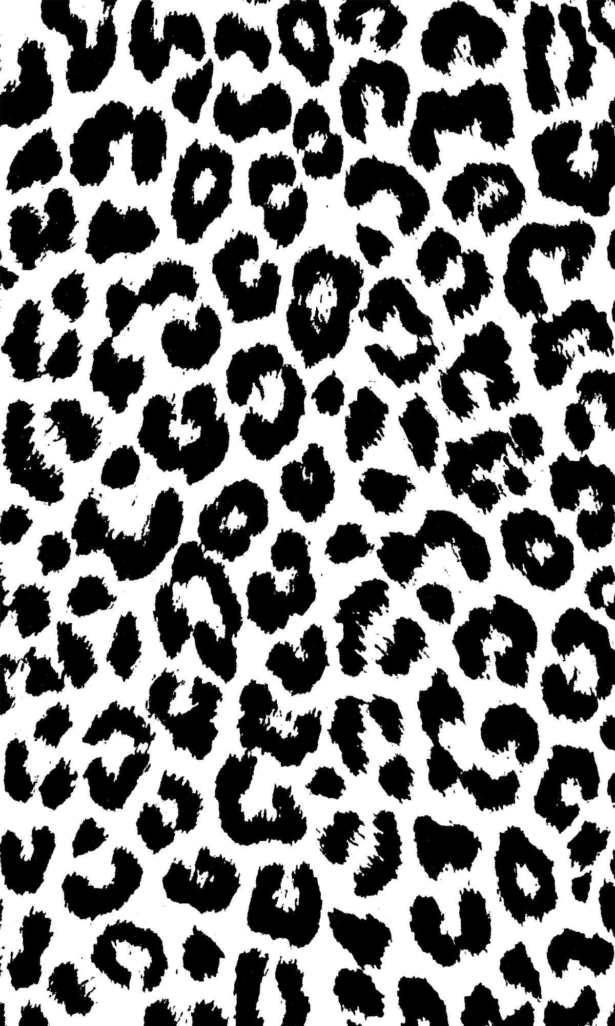 1200x2000 Black Leopard Print Wallpaper