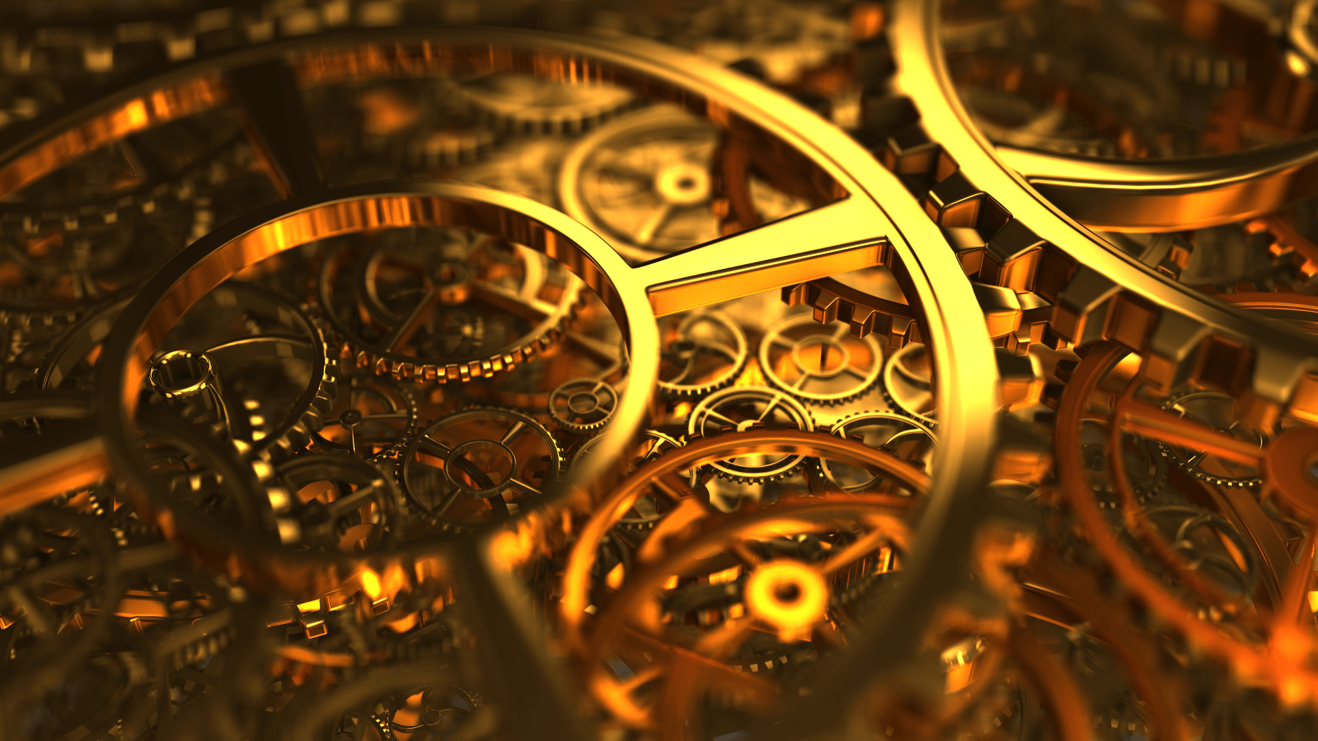 1920x1080 Clockwork Wallpaper