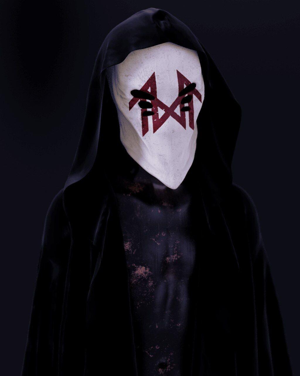 1024x1280 Sleep token fan art =)