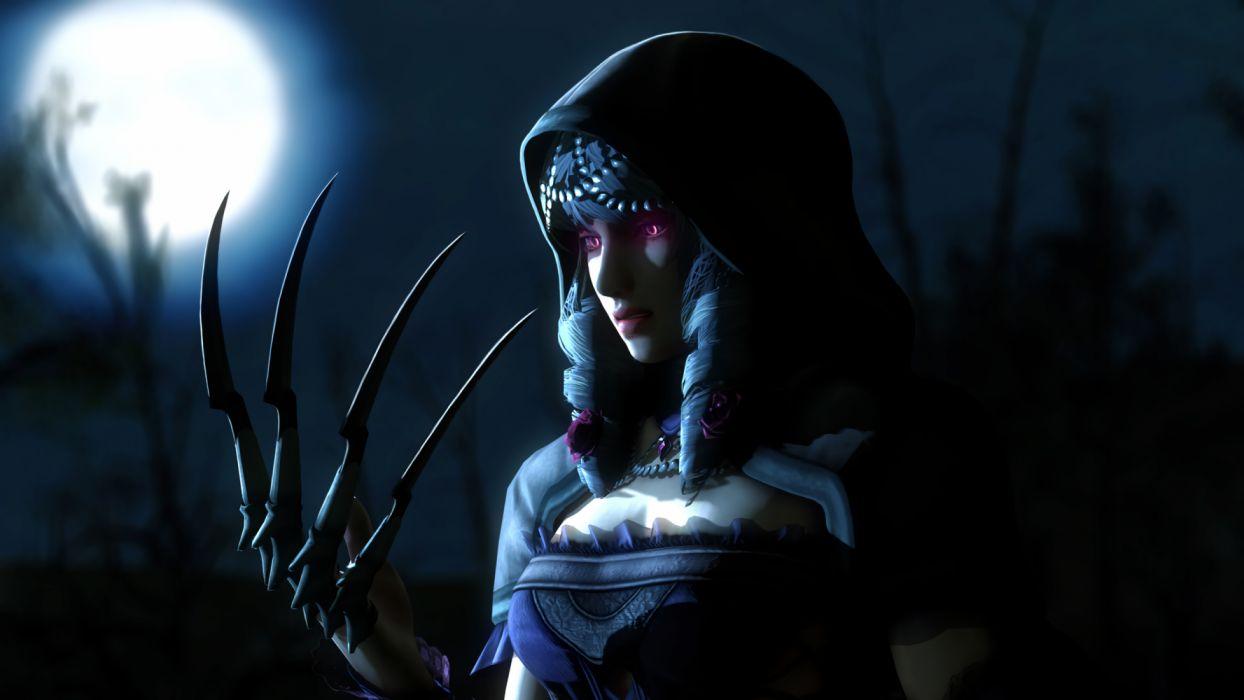 1244x700 3D graphics girls games moon magic night subjects fantasy widescreen wallpaperx1688
