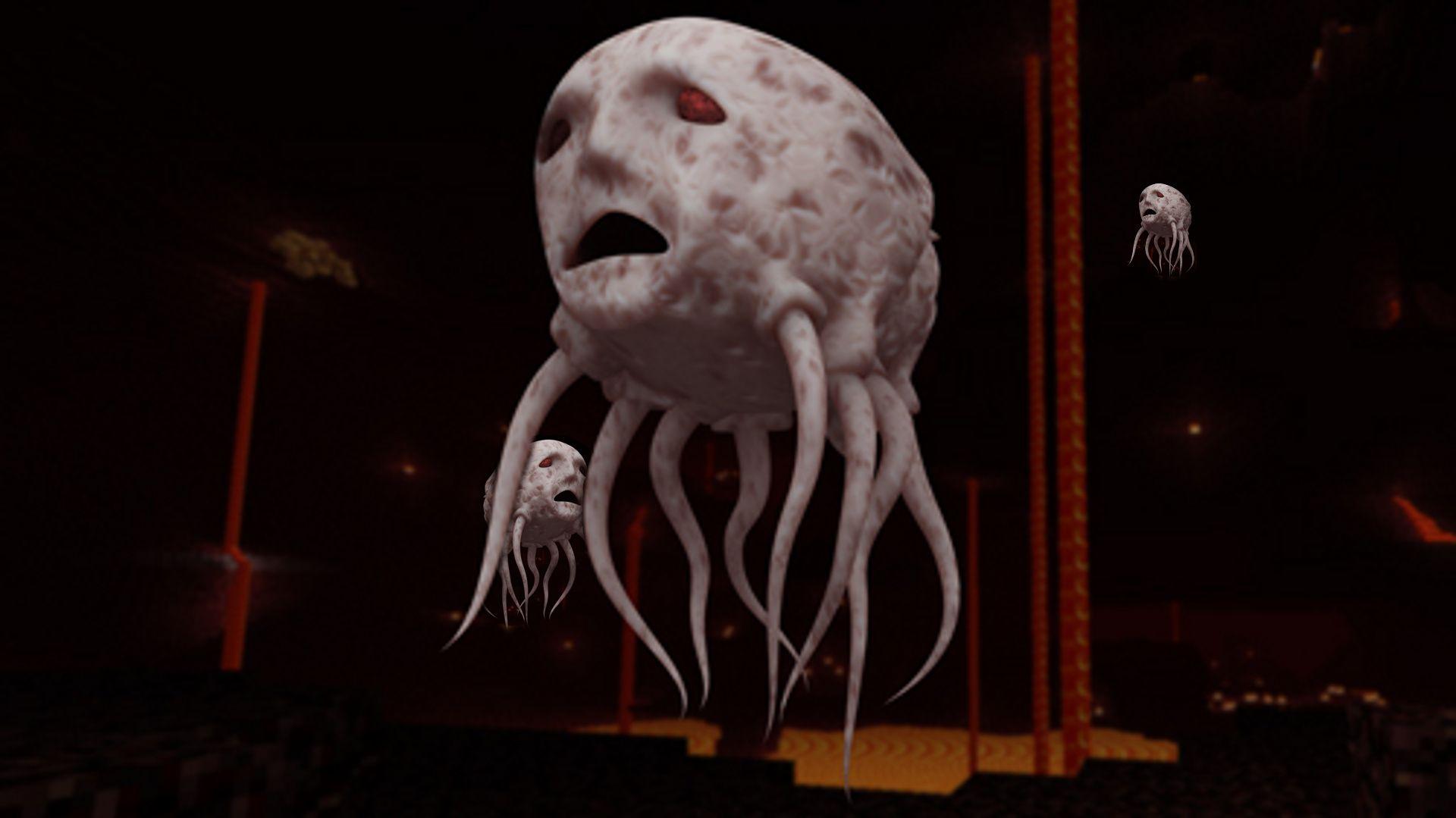 1920x1079 Minecraft Ghast Wallpaper