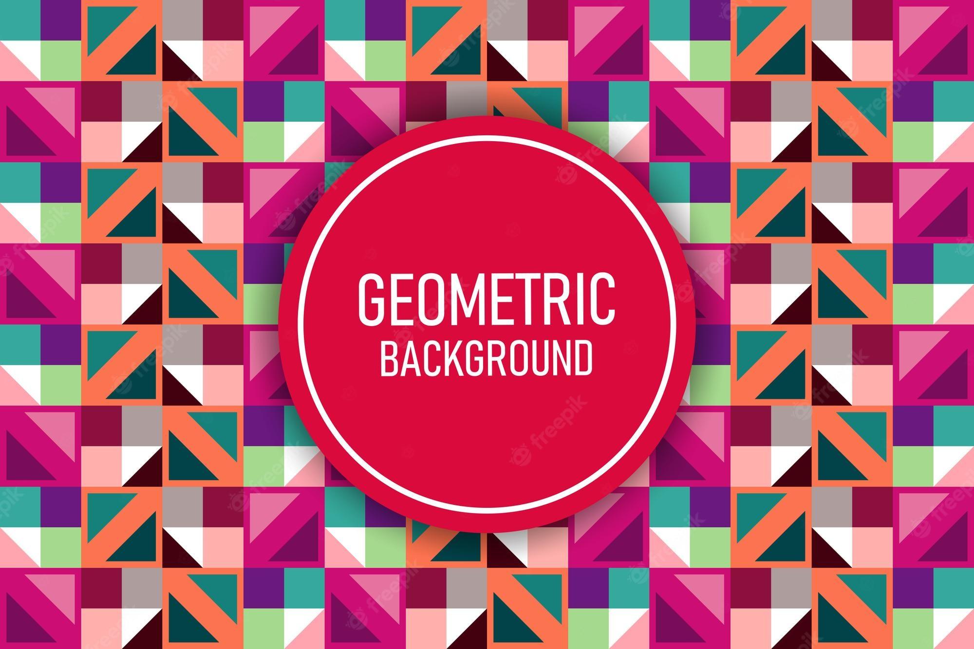 2000x1333 Premium Vector. Flat geometric background
