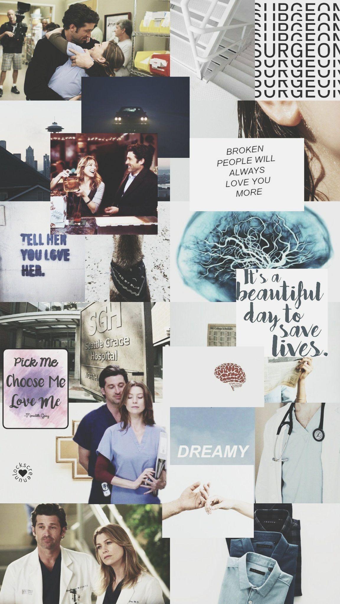 1152x2048 MerDer.❤. Greys anatomy, Grey's anatomy wallpaper iphone, Greys anatomy memes