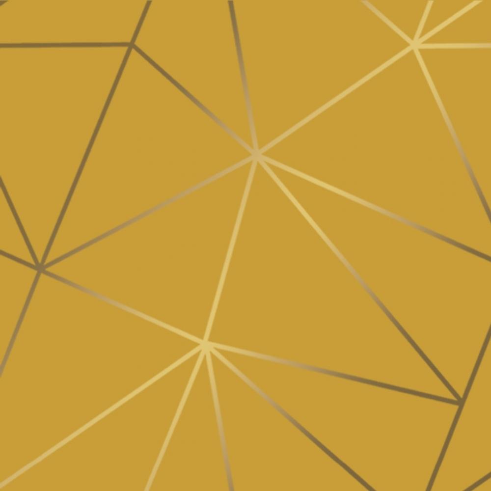1000x1000 Zara Shimmer Metallic Geometric wallpaper in mustard & gold. I Love Wallpaper