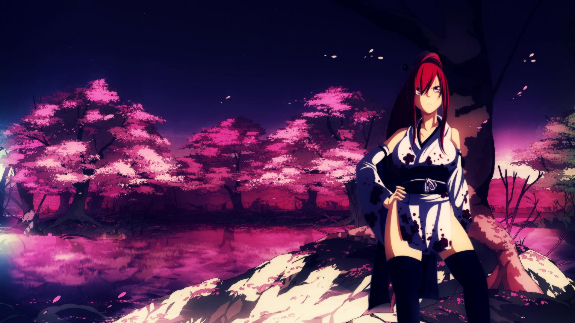 1920x1080 Erza Scarlet Wallpaper HD
