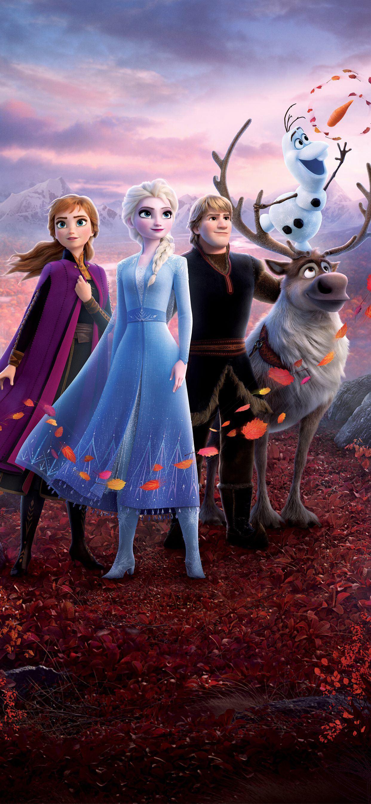 1242x2688 frozen 2 2019 5k movie iPhone SE Wallpaper Free Download
