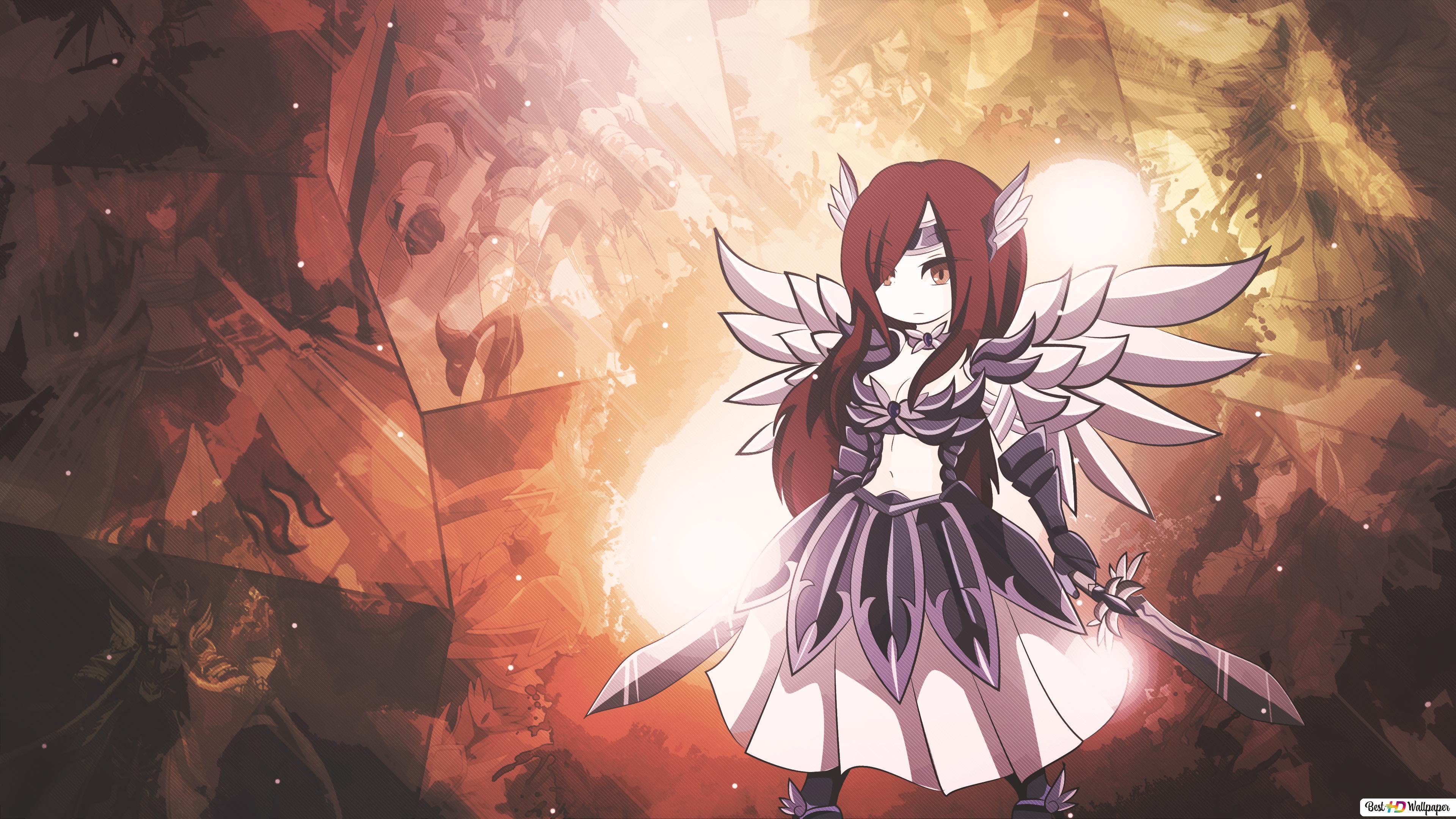 3840x2160 Erza Scarlet HD wallpaper download
