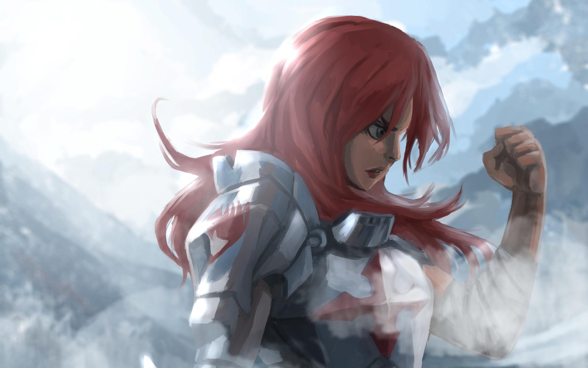 1920x1200 Download wallpaper Erza Scarlet, artwork, Fairy Tail, Eruza Sukaretto, manga, Erza for desktop with resolution 1920x1200. High Quality HD picture wallpaper