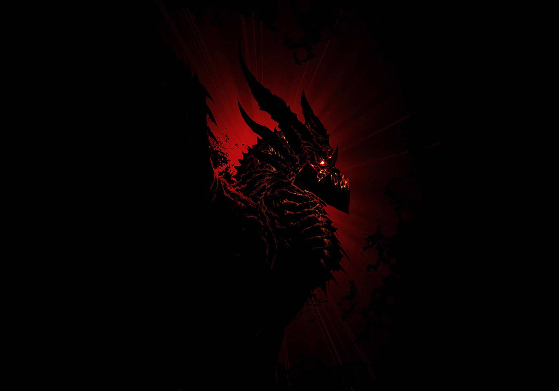 1920x1344 Download Japanese Dragon Dark Art Wallpaper
