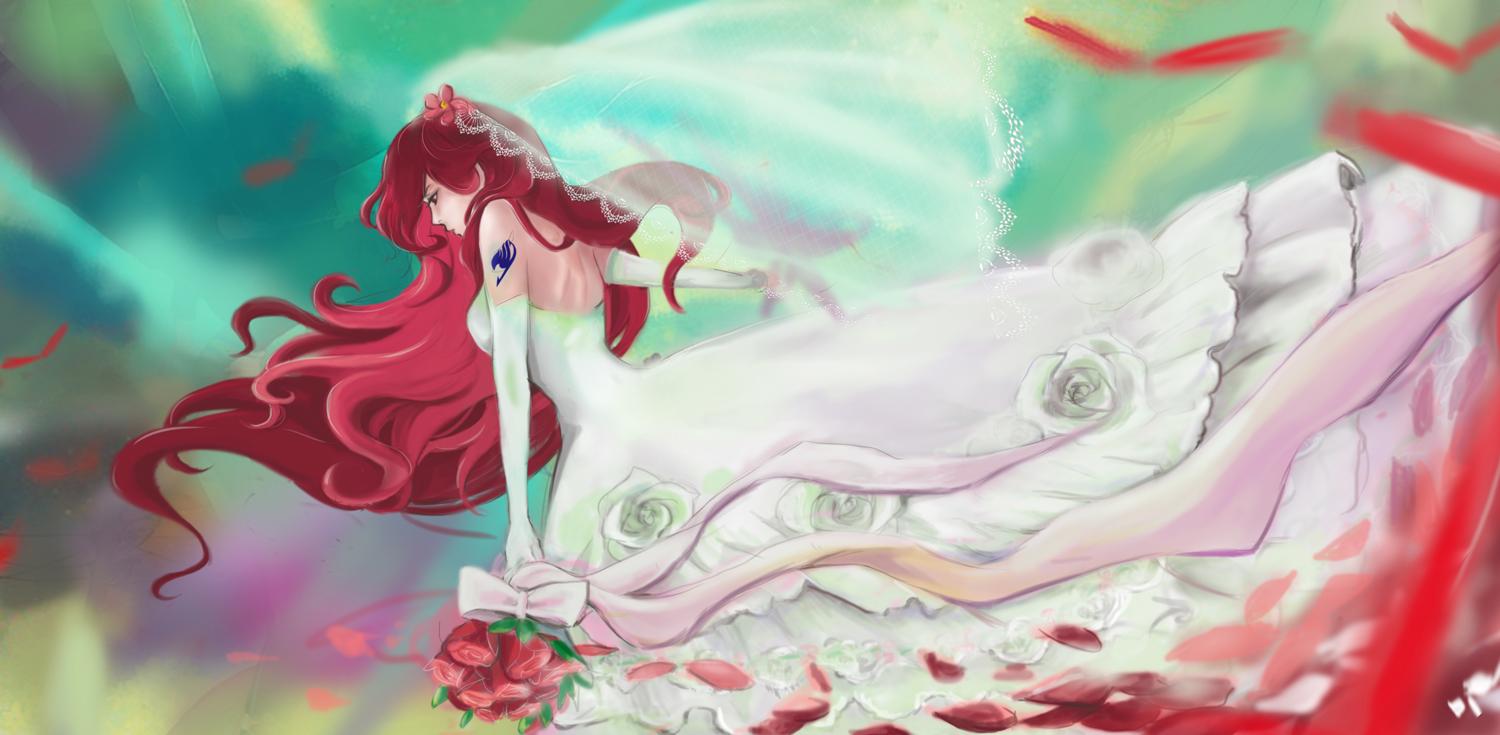 1500x735 Erza Scarlet TAIL Anime Image Board