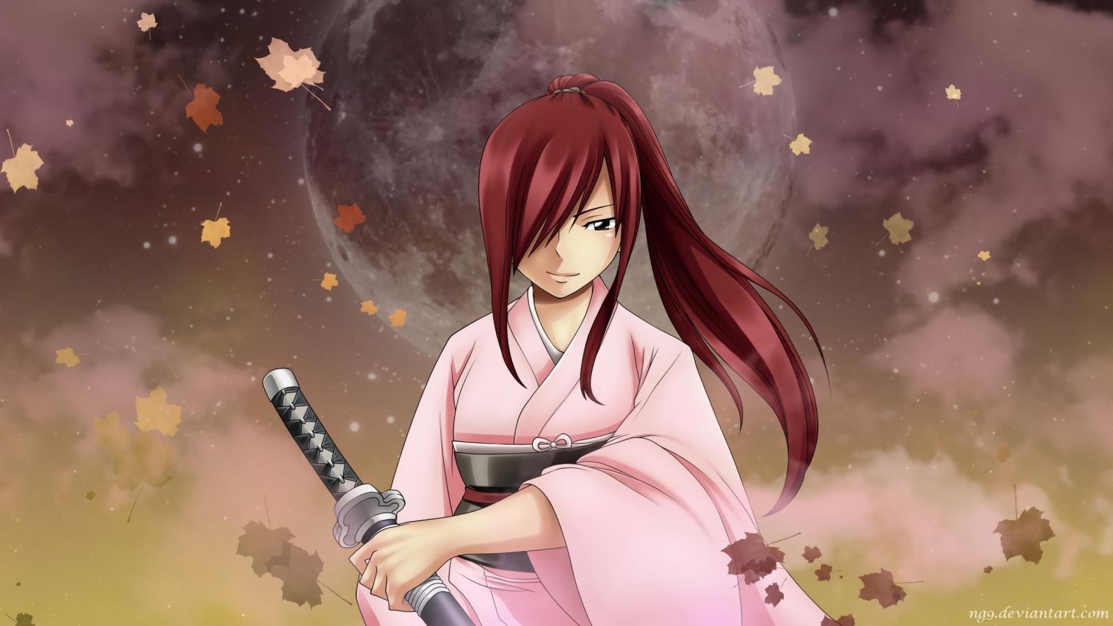 1600x900 Download HD 1600x900 Erza Scarlet PC wallpaper for free