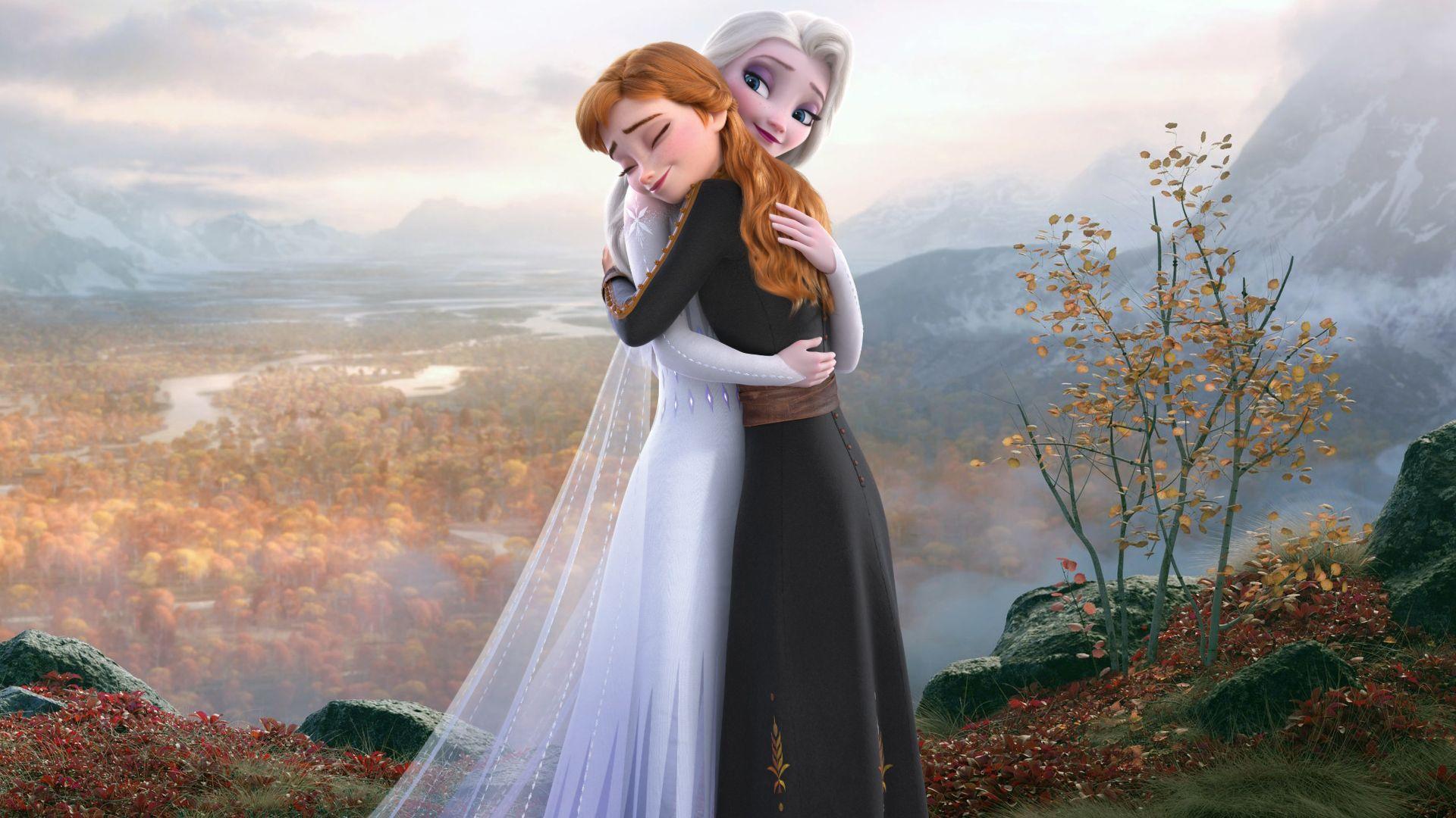 1920x1080 Anna And Elsa Wallpaper