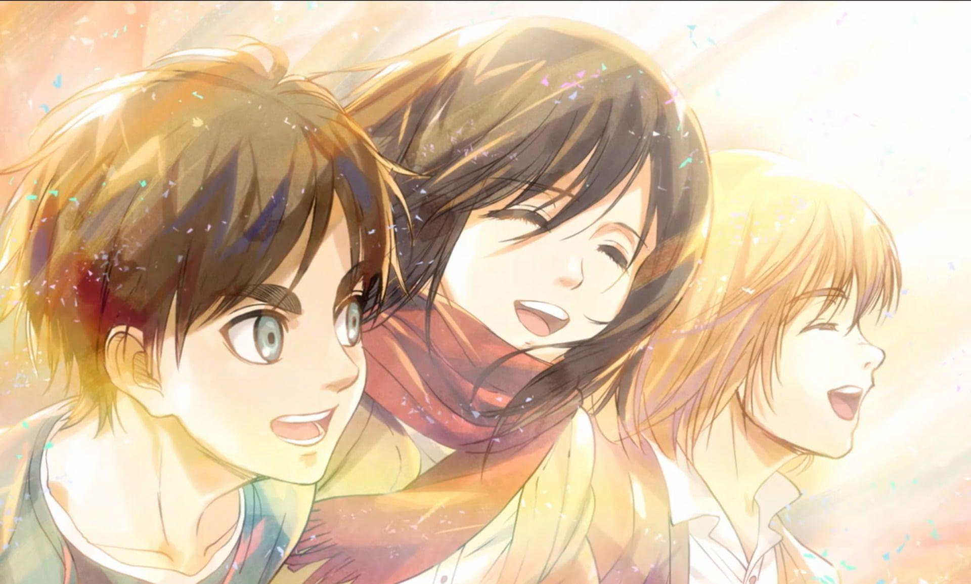 1920x1154 Wallpaper Anime, Attack On Titan, Armin Arlert, Eren. Attack on titan eren, Attack on titan anime, Attack on titan season
