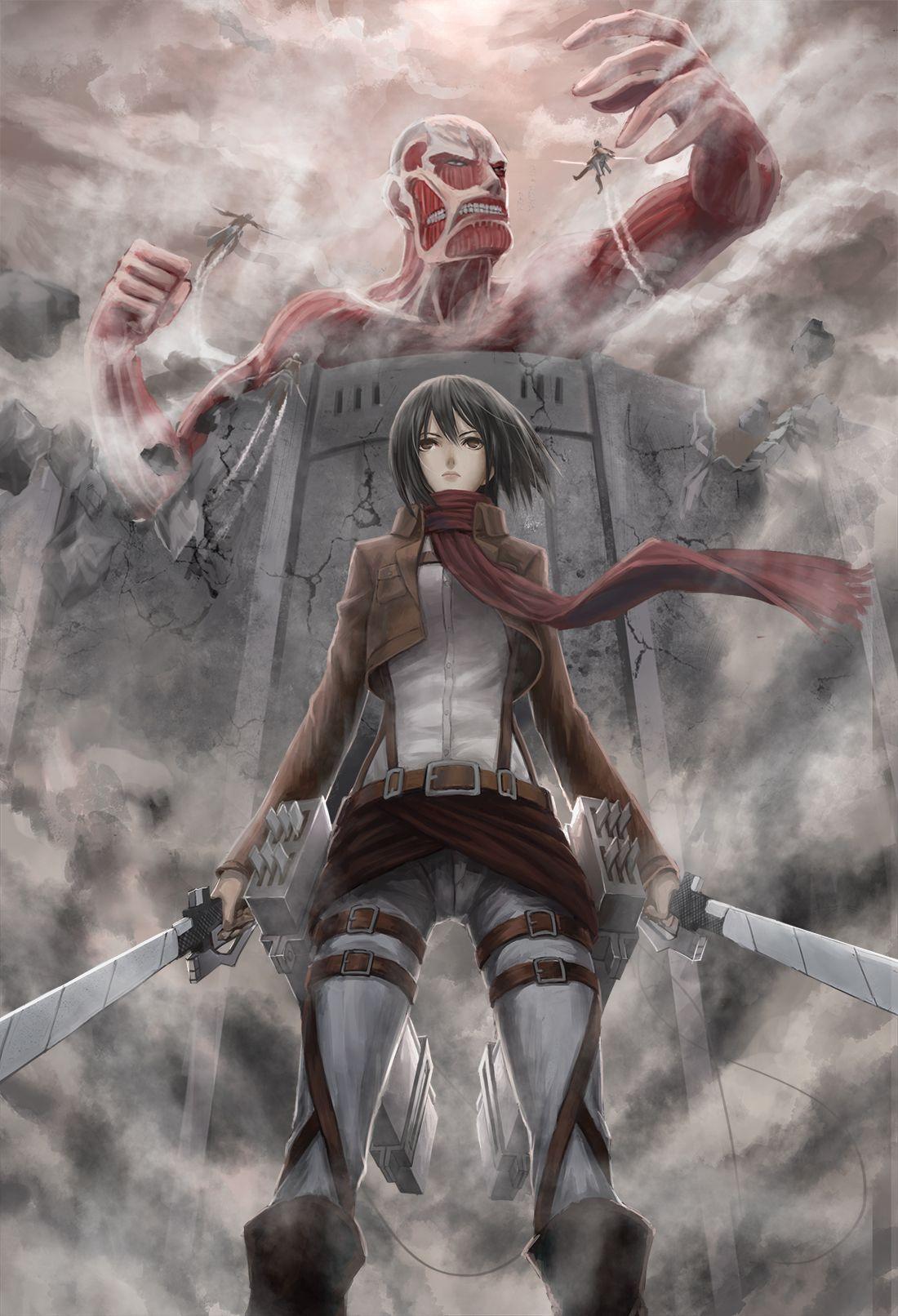 1100x1612 Attack On Titan Mikasa Wallpaper
