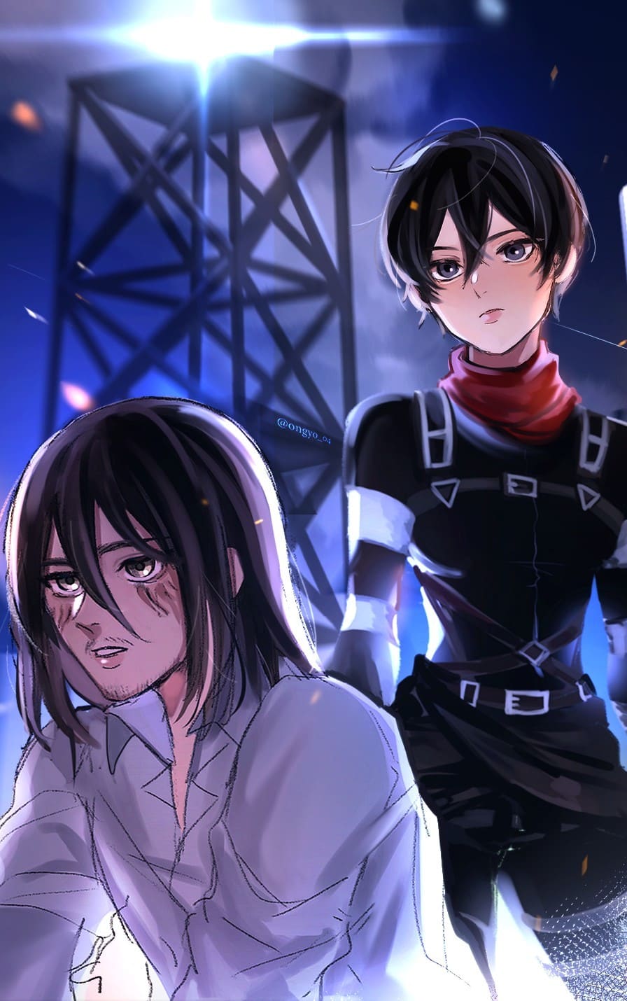 896x1430 Eren Yeager Phone Wallpaper