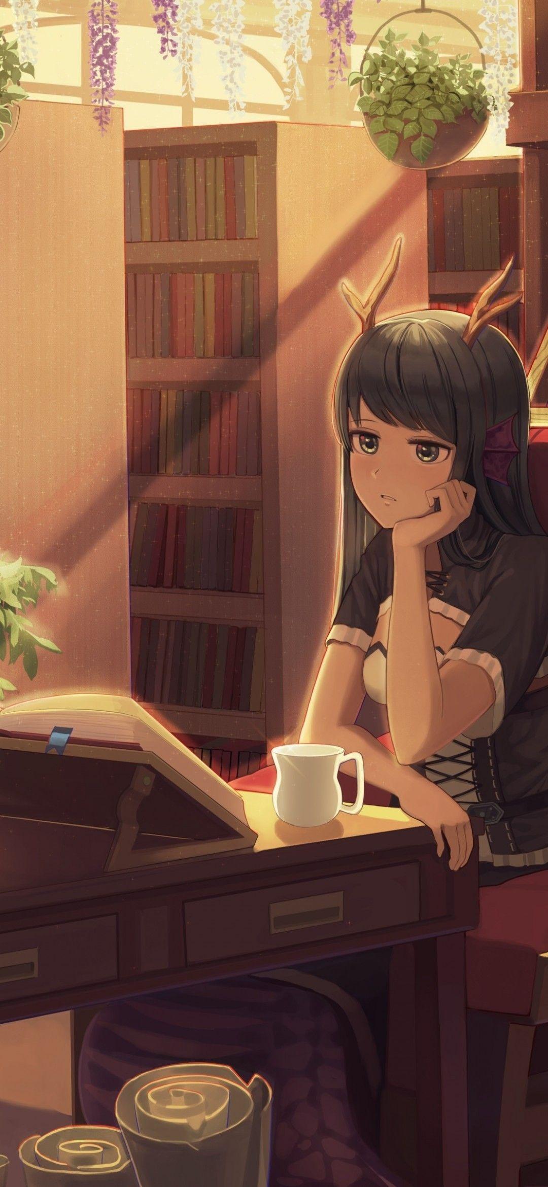 Anime Girl Studying Wallpapers - Top Free Anime Girl Studying Backgrounds -  WallpaperAccess