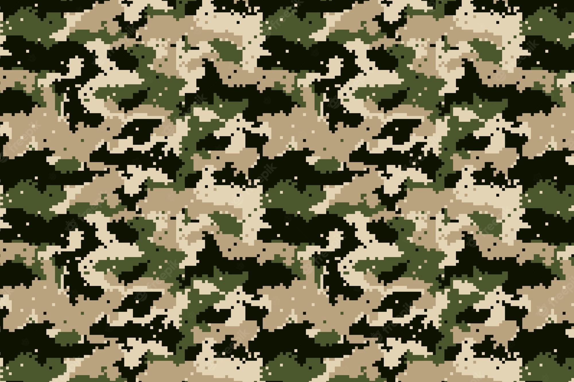 2000x1333 Pixel Camouflage Image. Free Vectors, & PSD