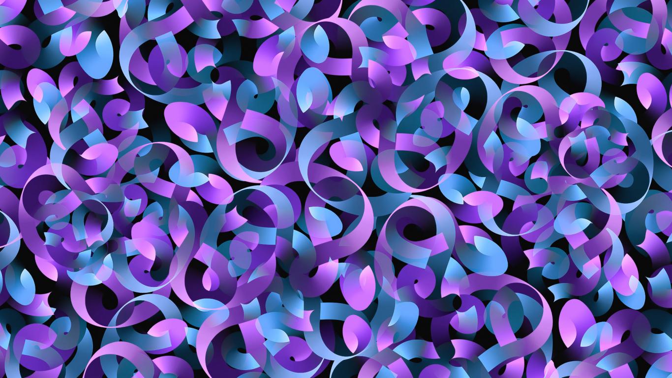 1366x768 Apple stock Ribbons stripes wallpaper background