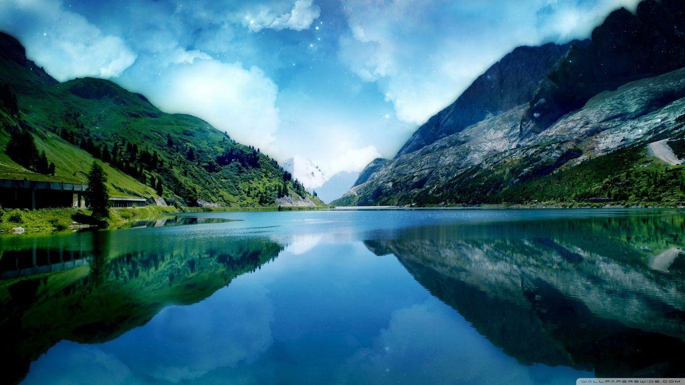 1366x768 Mountain Wallpaper