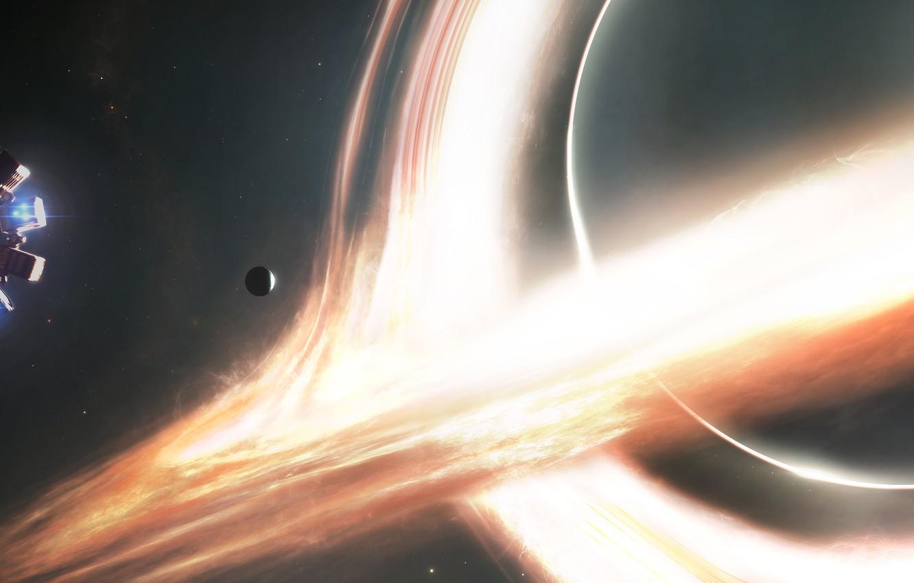 1332x850 Wallpaper space, the film, ship, interstellar, interstellar, Nolan, a wormhole image for desktop, section фильмы