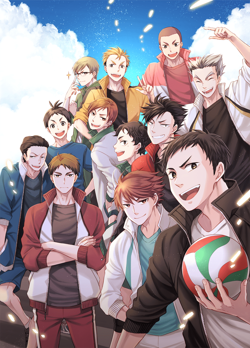 800x1114 Haikyuu Captains Fanart