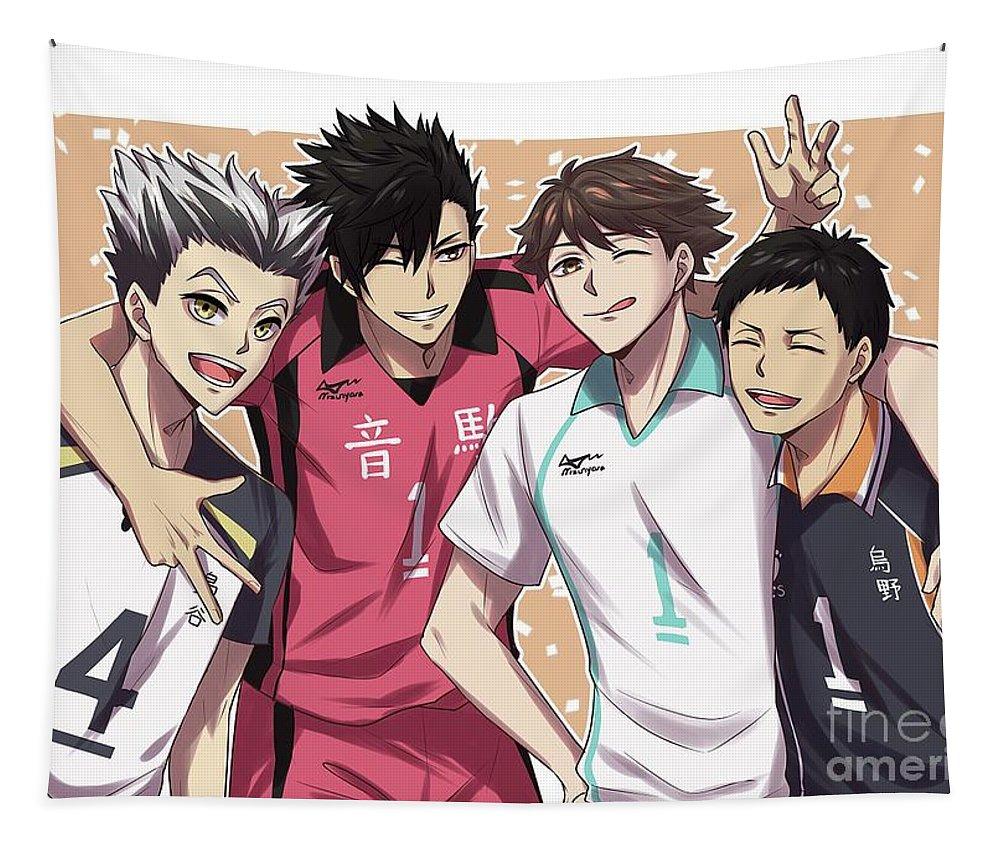 1000x851 Haikyuu Captains Tapestry by Ujang Kilong. Fine Art America