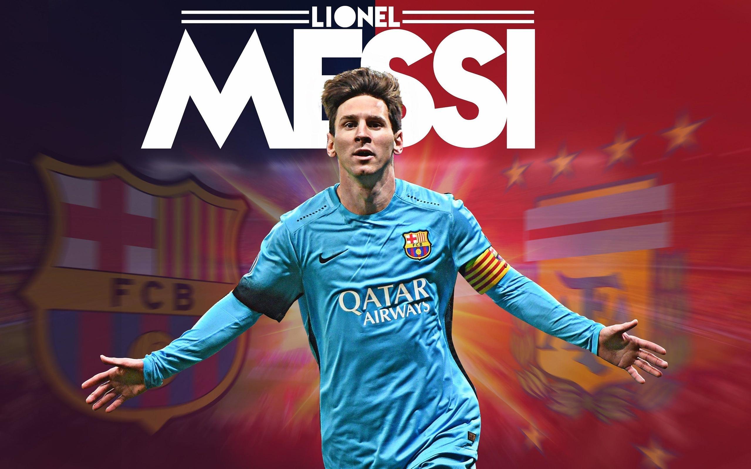 2560x1600 Lionel Messi 2018 FCB 2017 High Quality Wallpaper
