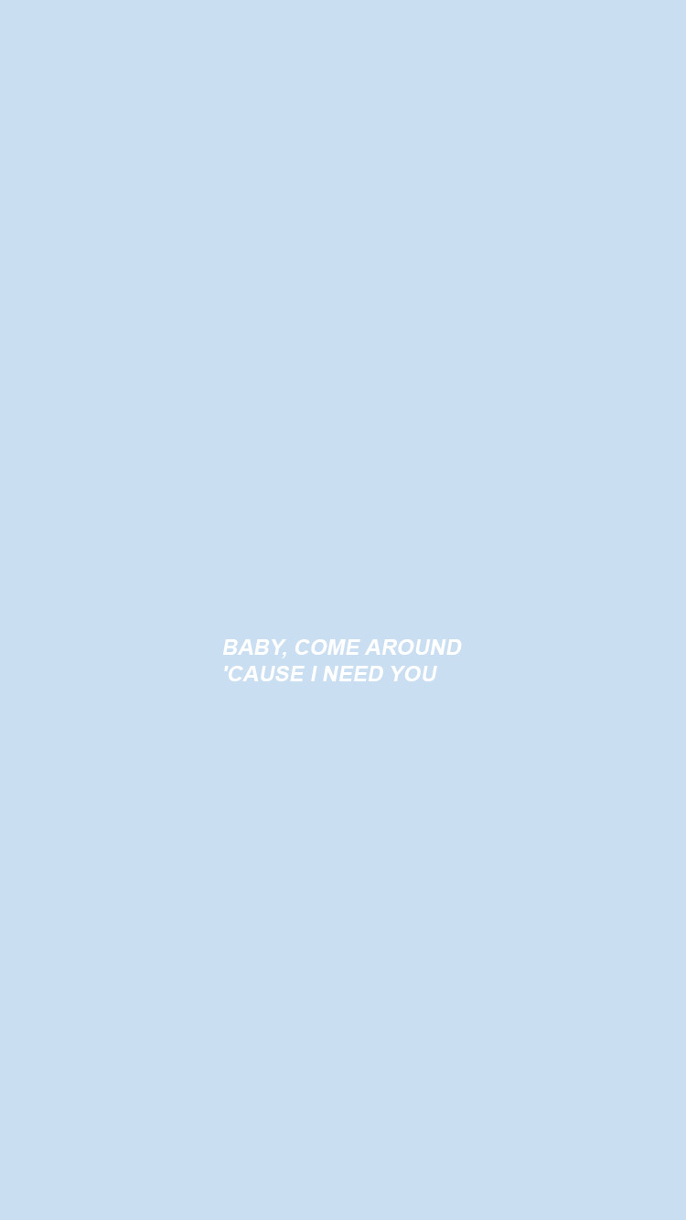 750x1334 Baby Blue Aesthetic Wallpaper