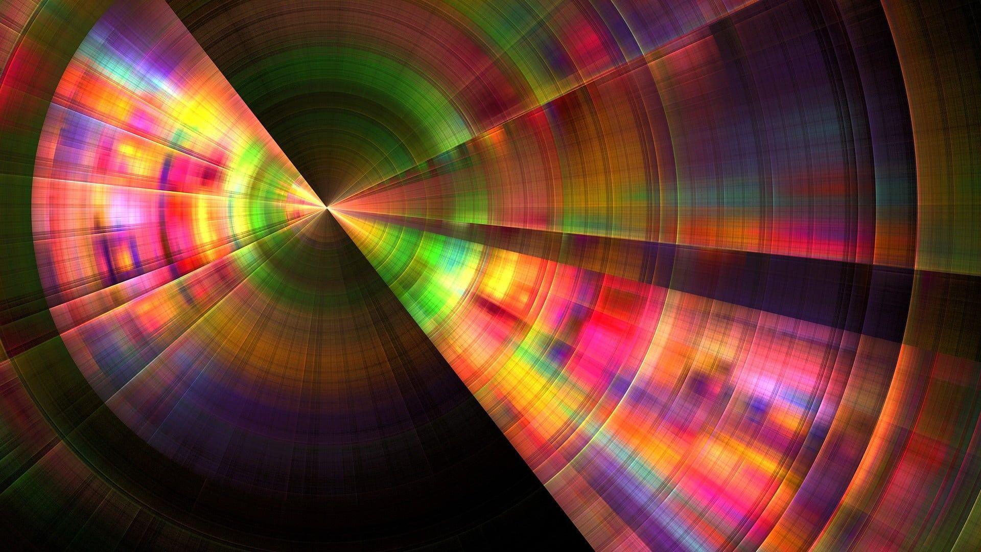 1920x1080 pink, orange, and green and purple abstract wallpaper digital art #colorful #abstract #circle crop circles #CGI #li. Abstract wallpaper, Purple abstract, Abstract