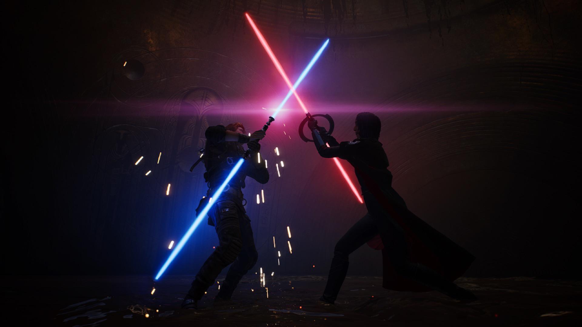 1920x1080 I Use The Blue Lightsaber Exclusive For The Iconic Red Blue Clash And I'm Not Ashamed