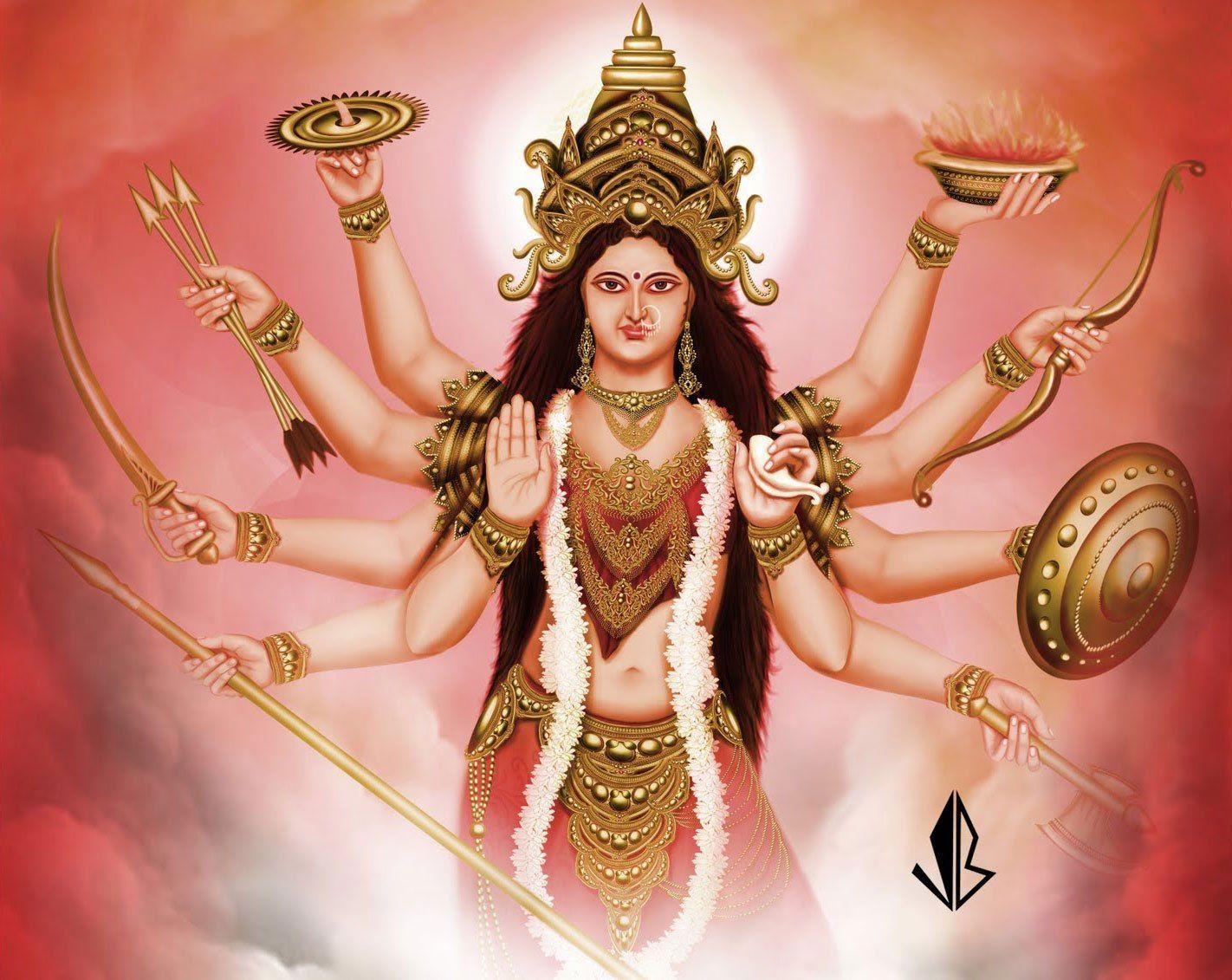 1422x1131 Durga Ashtami Wallpaper