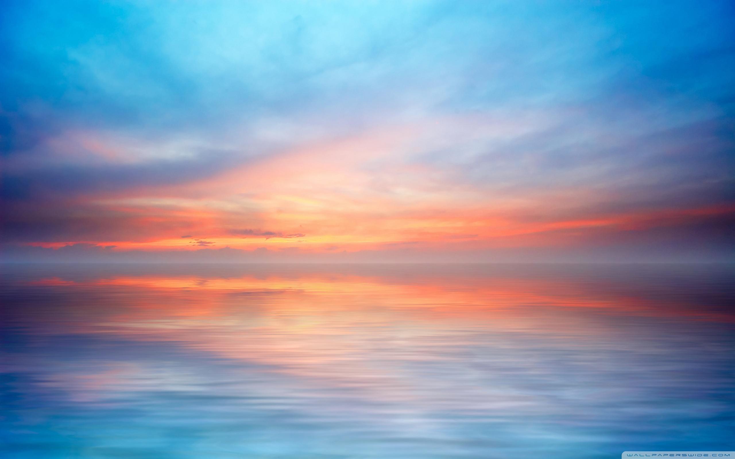 2560x1600 Blue Horizon Ultra HD Desktop Background Wallpaper for : Multi Display, Dual Monitor : Tablet