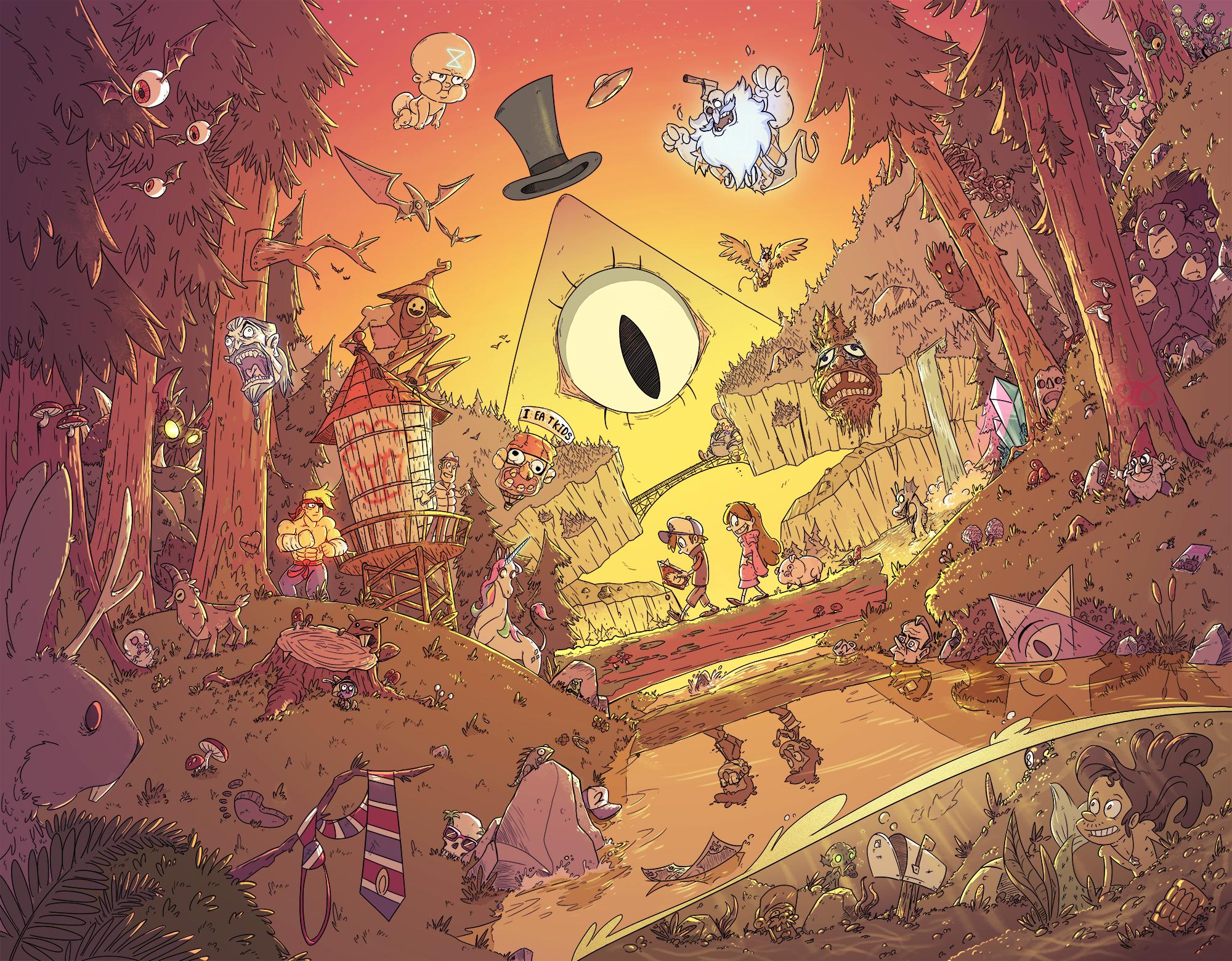 2000x1559 Bill Cipher HD Wallpaper and Background