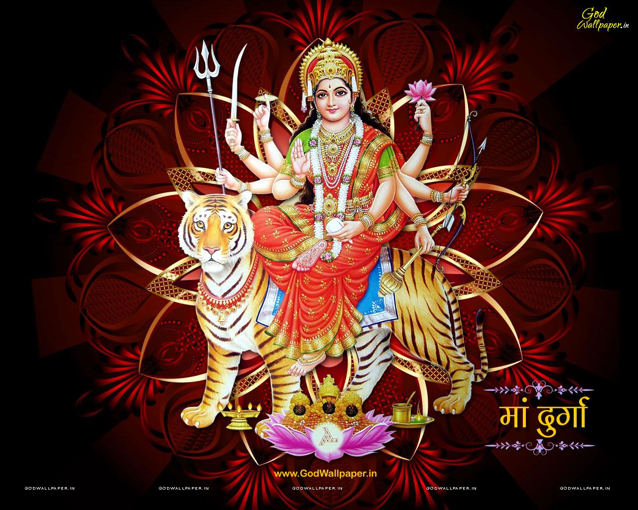 1280x1024 Goddess Durga HD Desktop Wallpaper