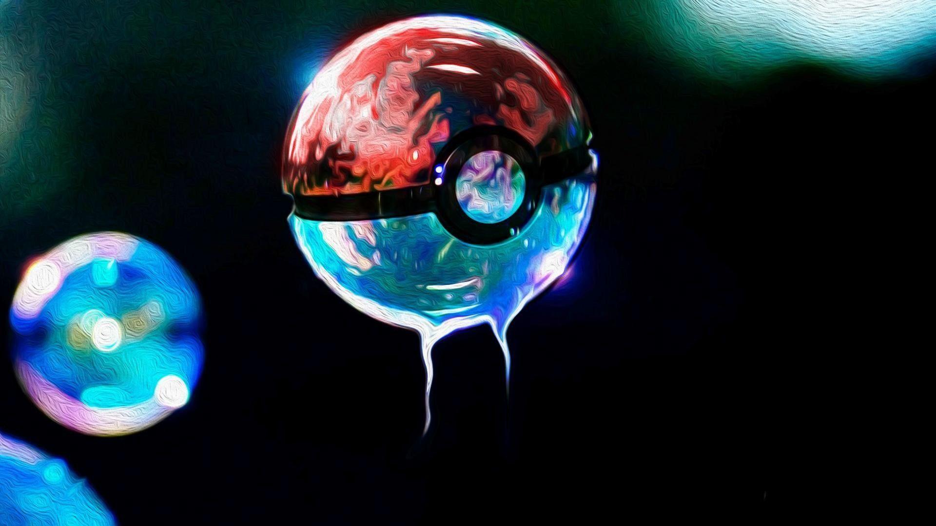 1920x1080 HD Pokeball Background