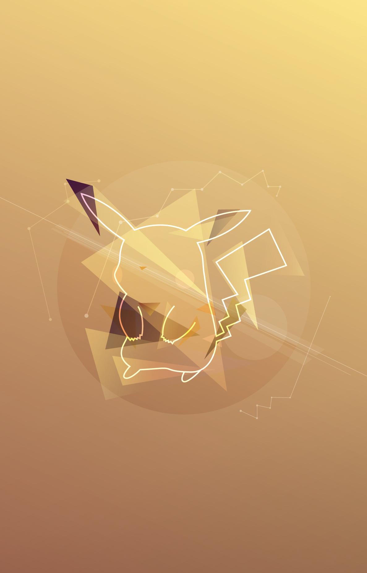 1187x1852 Abstract Pikachu