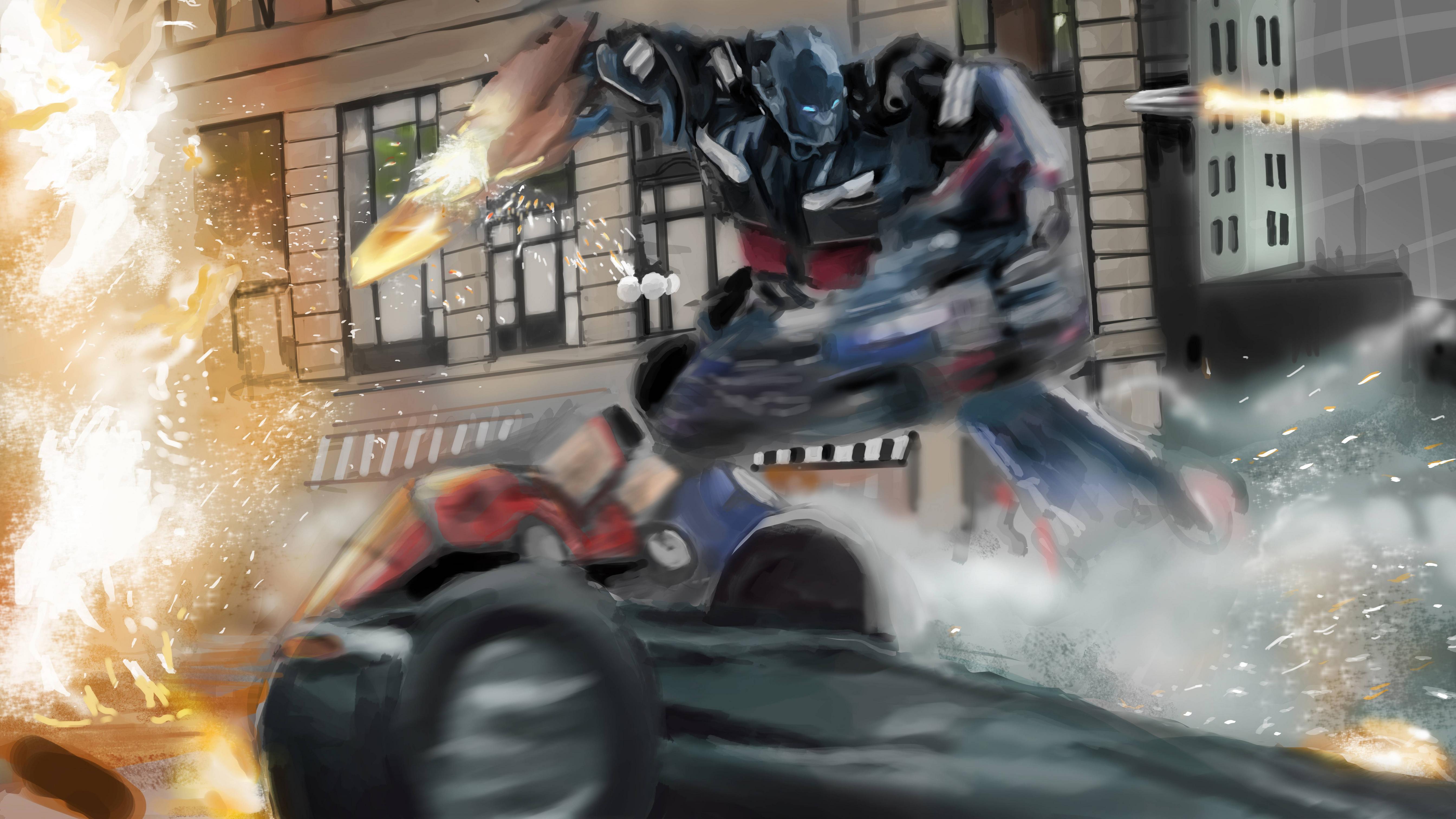 5376x3024 Transformers Optimus Prime 8k 8k HD 4k Wallpaper, Image, Background, Photo and Picture