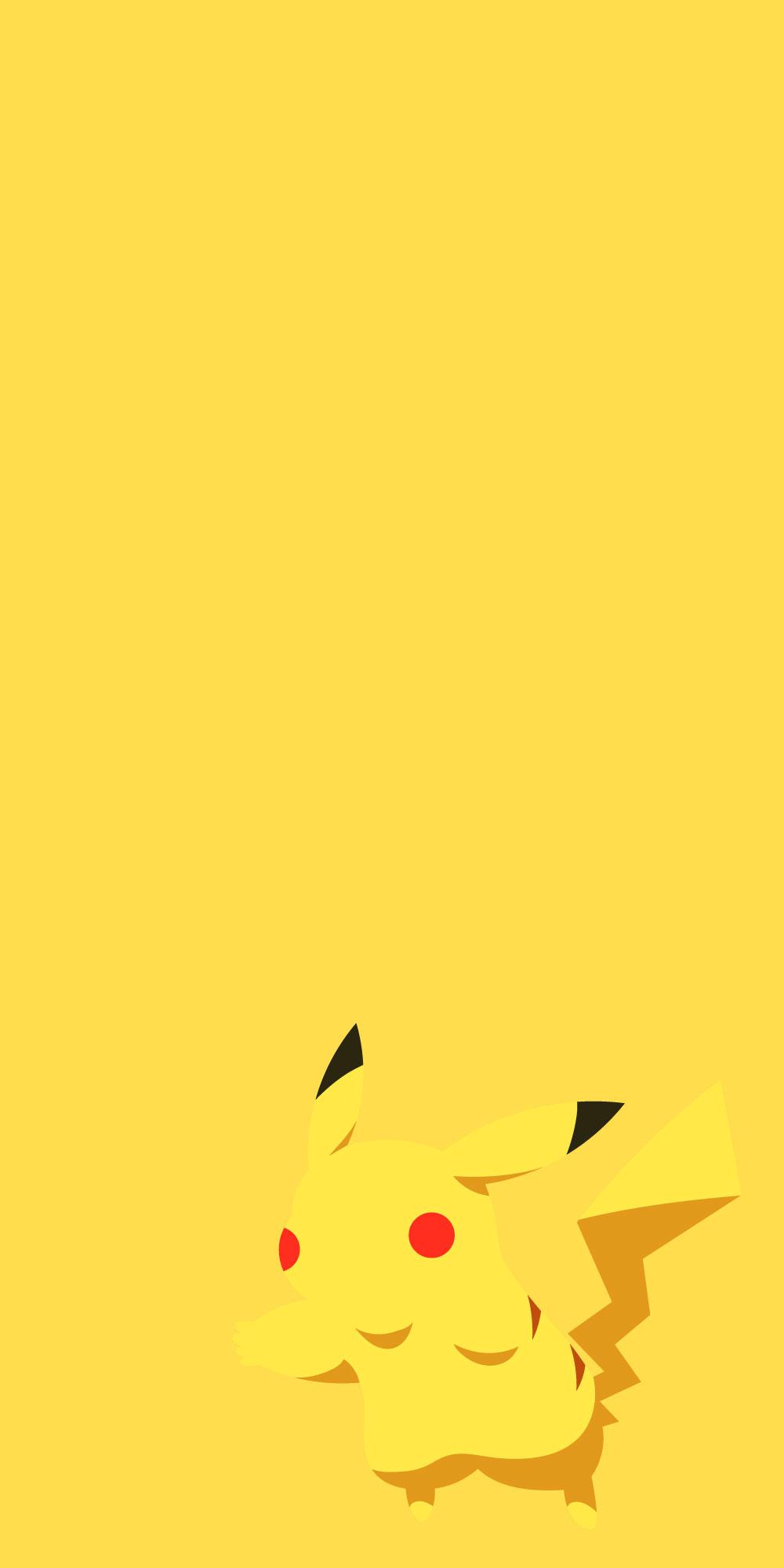 1000x2000 Pokemon Minimalist Wallpaper Pikachu Wallpaper for iPhone