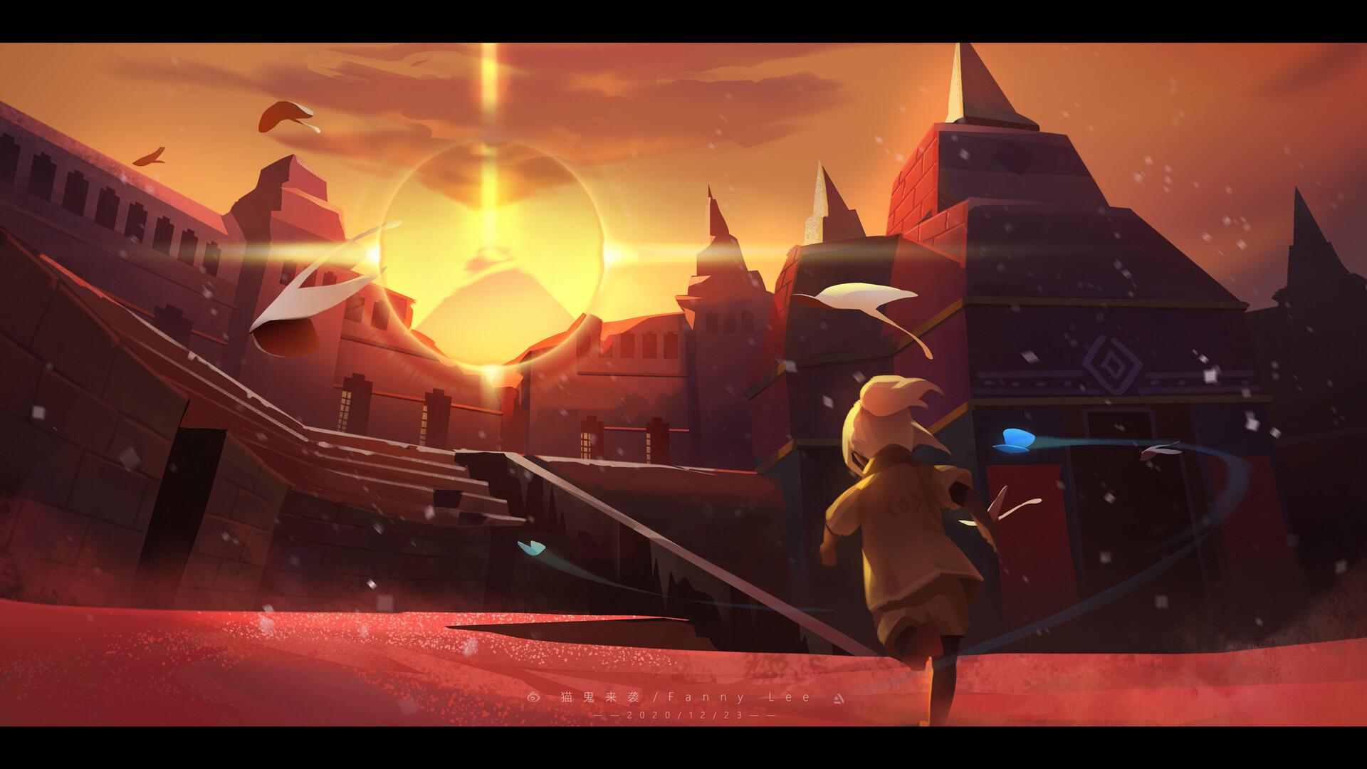 1920x1080 光遇：sky children of the light Sketch